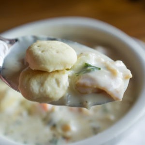 New England Clam Chowder with Clam Broth